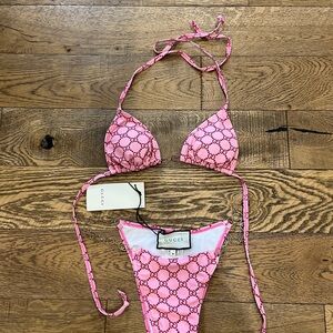 Gucci Pink Bikini Set